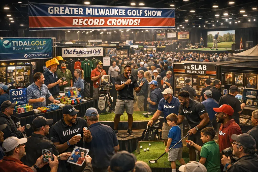 Greater Milwaukee Golf Show Draws Record Crowds with Vibez Appearances and More Exhibitors