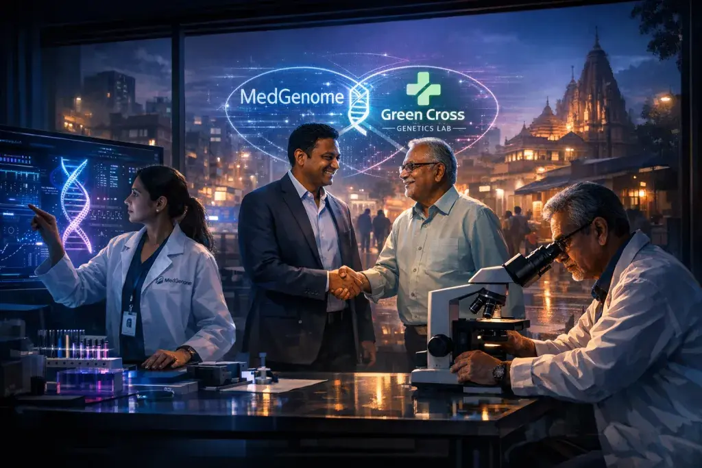 MedGenome Secures Majority Stake in Green Cross to Boost Genomics in Western India